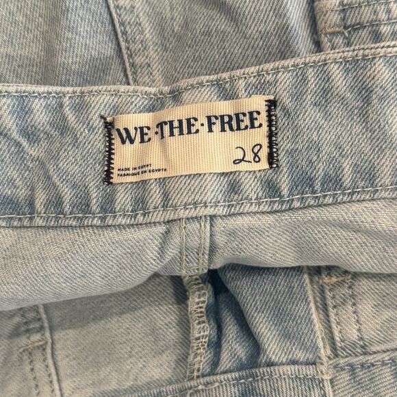 Free People Major Leagues Wide Leg Crop Jeans Size 28 - Picture 9 of 12